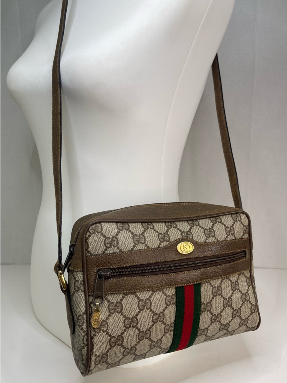 Gucci Ophidia GG Supreme Web Sherry Line shoulder bag - Picture 16 of 16